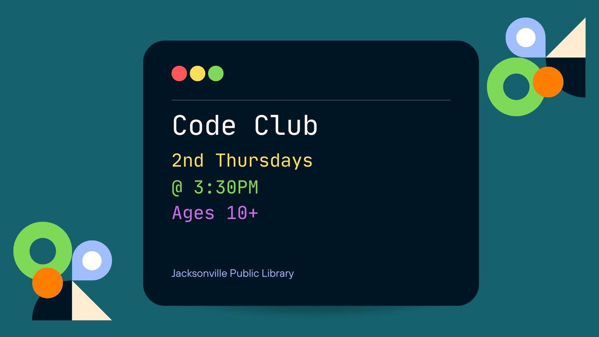 Code Club for Teens & Tweens