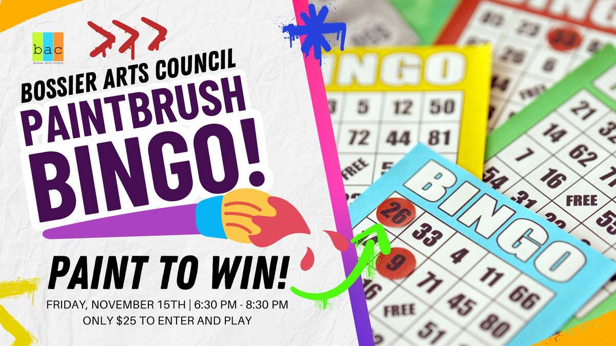 Paintbrush Bingo Night