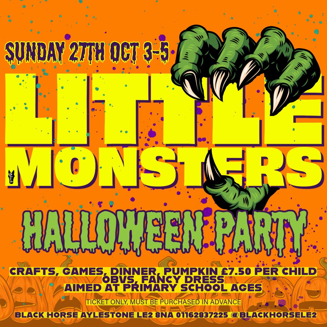 LITTLE MONSTERS, HALLOWEEN KID'S PARTY