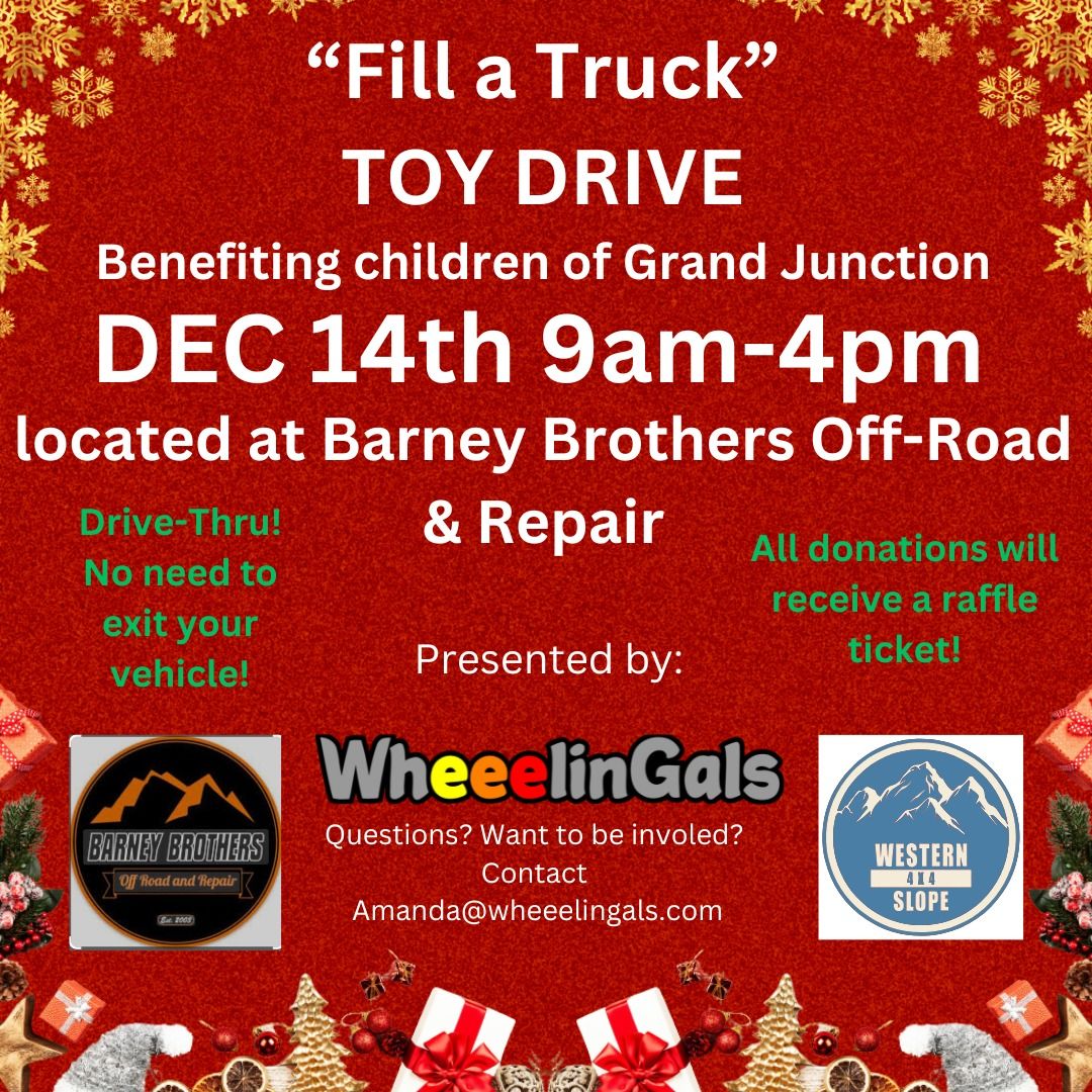 "Fill a Truck" toy drive!