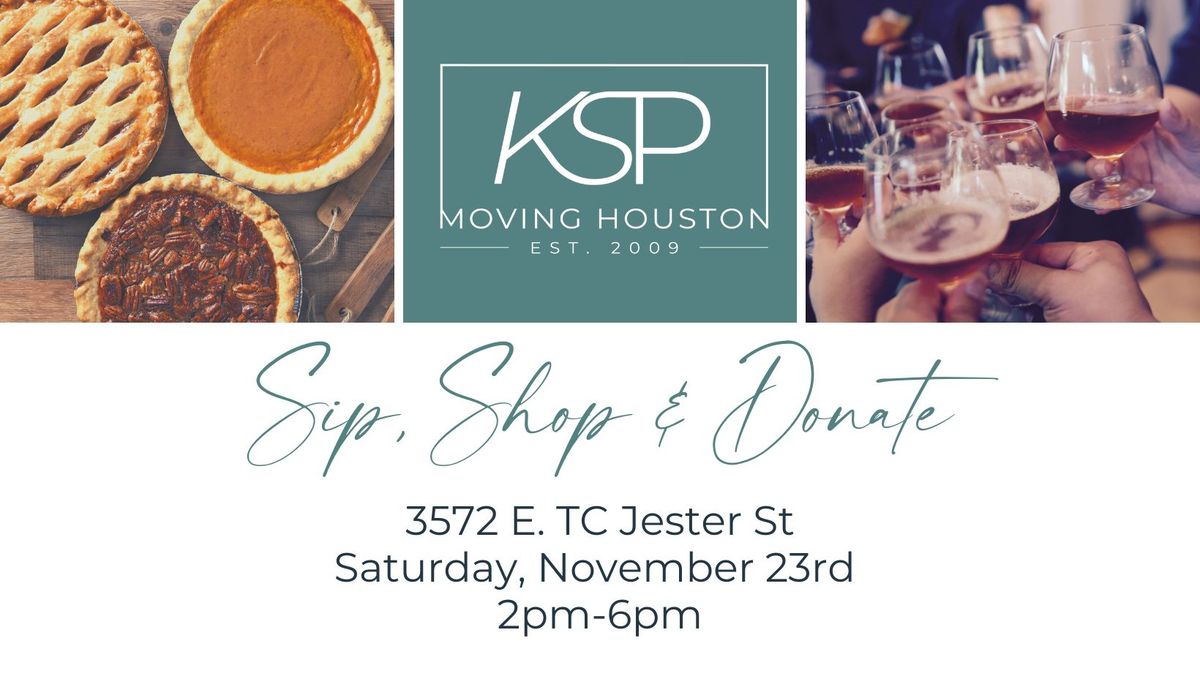 9th Annual Sip, Shop, and Donate Event