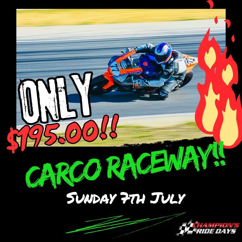 Motorcycle Ride Day at Carco Raceway (Wanneroo)!!