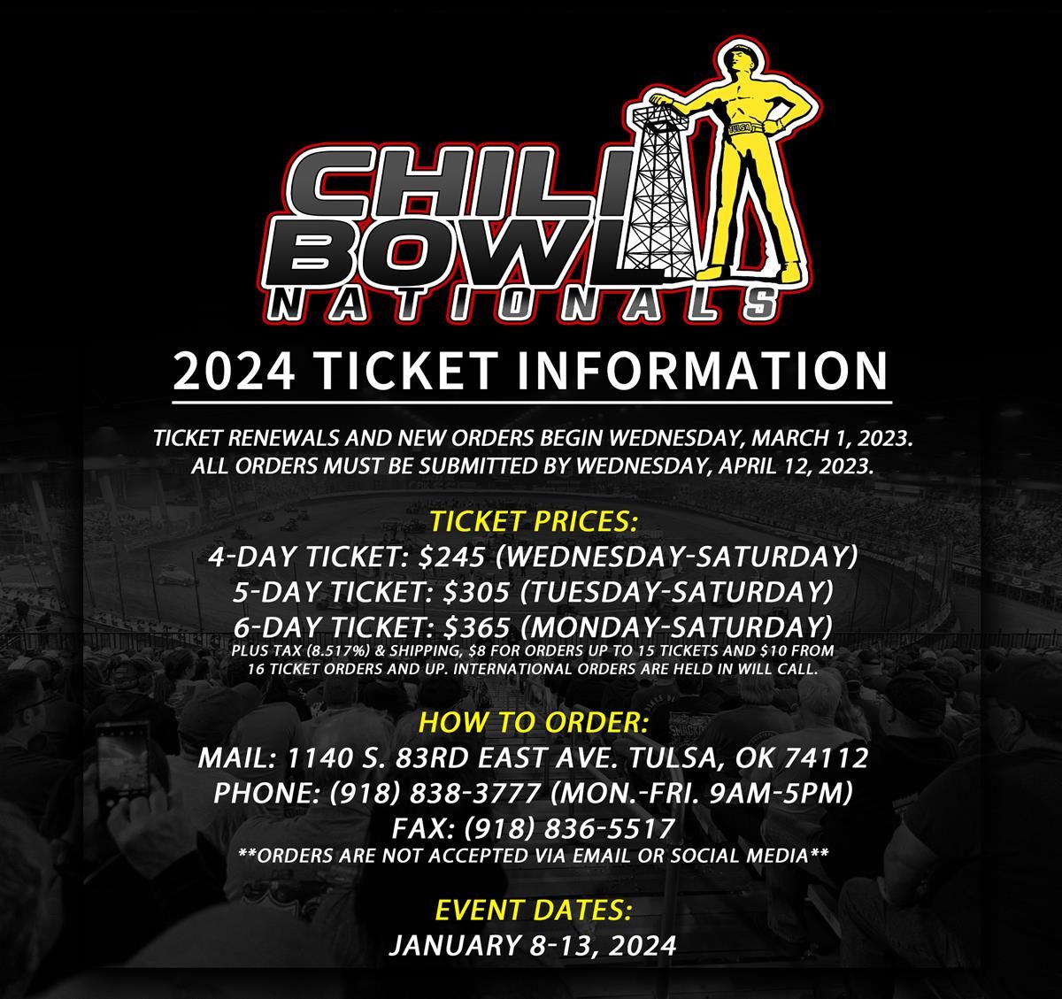 Chili Bowl Nationals - 4 Day Pass