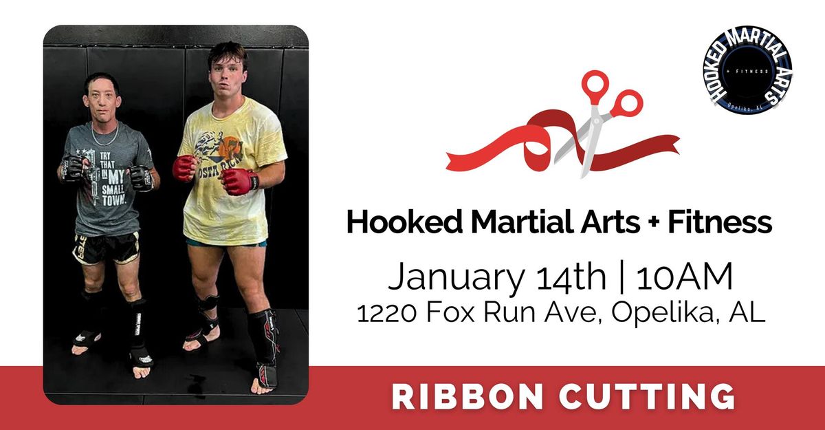 Ribbon Cutting: Hooked Martial Arts + Fitness