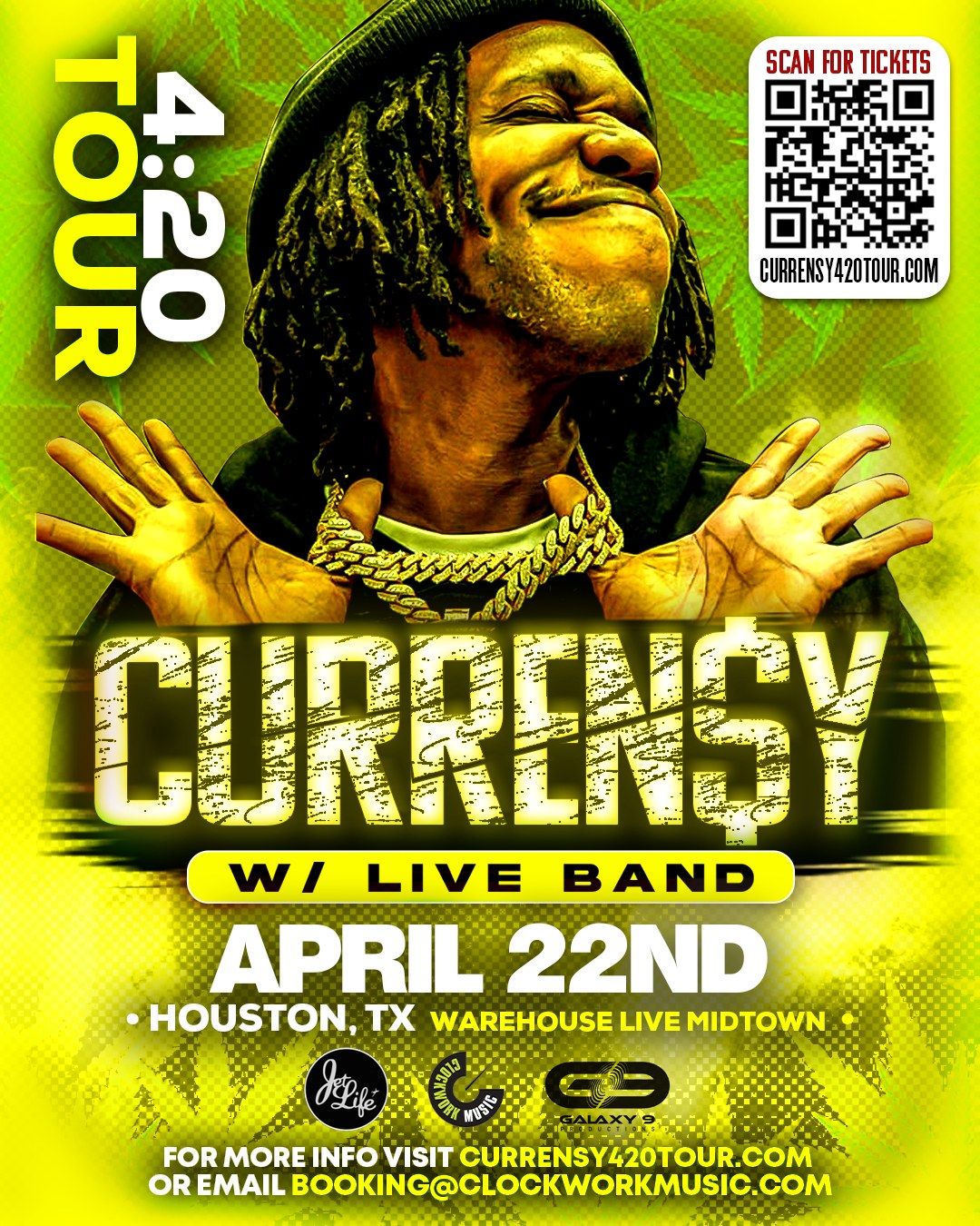 CURREN$Y 4:20 TOUR at Warehouse Live Midtown APRIL 22, 2025 HOUSTON, TX