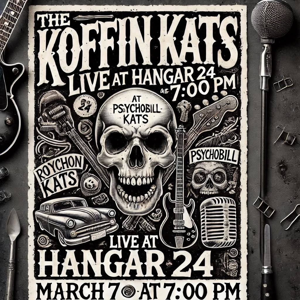 KOFFIN KATS WITH THE LAST GANG AT HANGER 24 IN RIVERSIDE