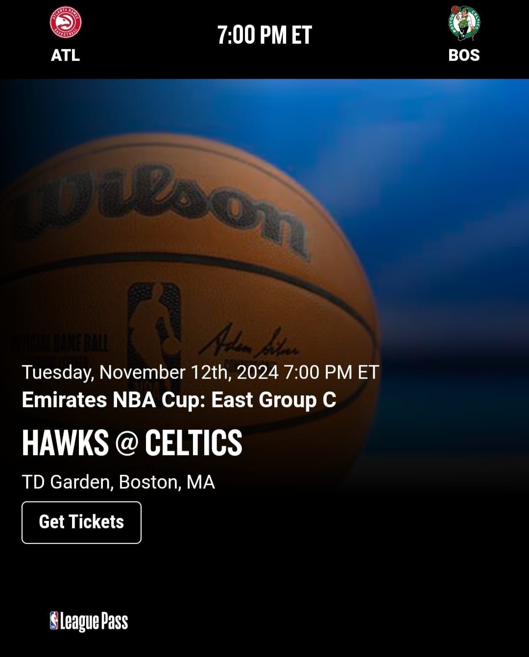 Emirates NBA Cup: East Group C