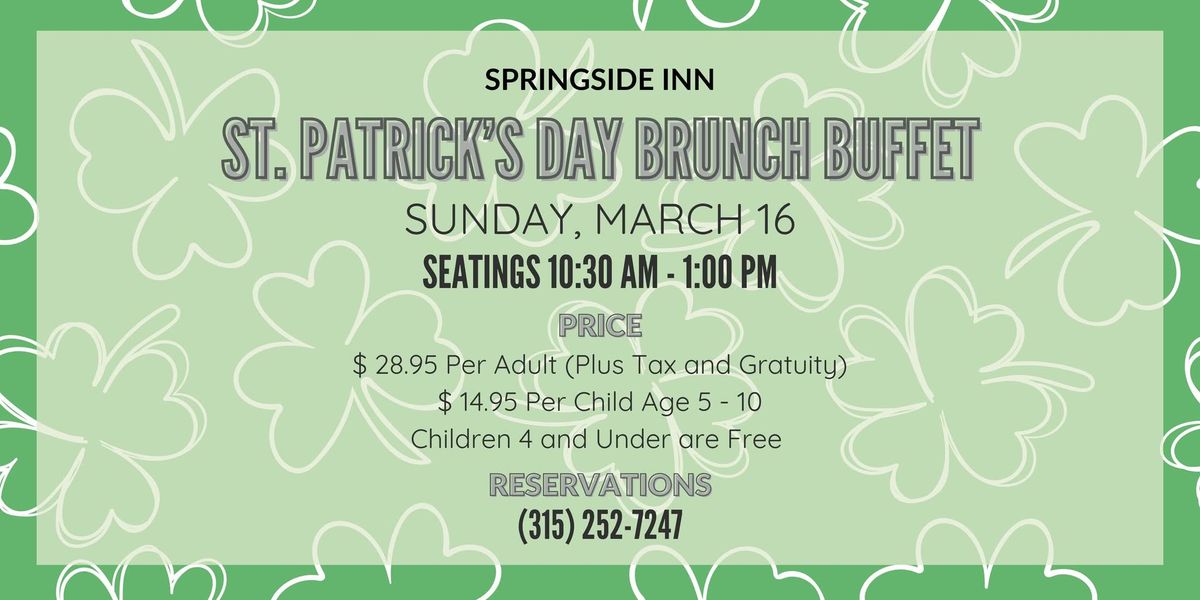 St. Patrick's Brunch Buffet