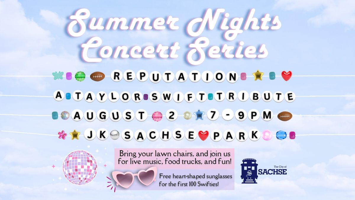 Summer Nights Concert Series- Reputation: A Taylor Swift Tribute FREE Concert! 