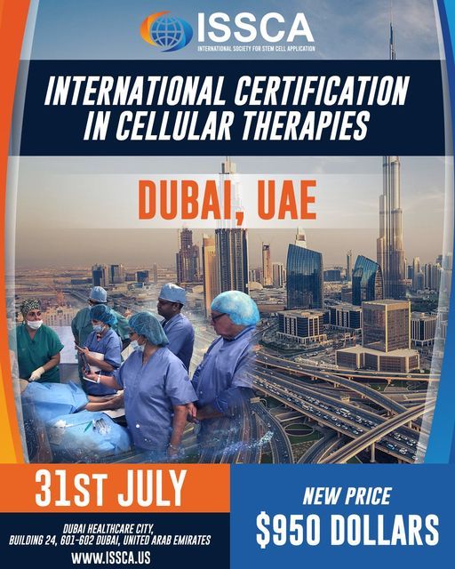 Certificaci\u00f3n en Terapia Celular y Medicina Regenerativa. UAE, Dubai