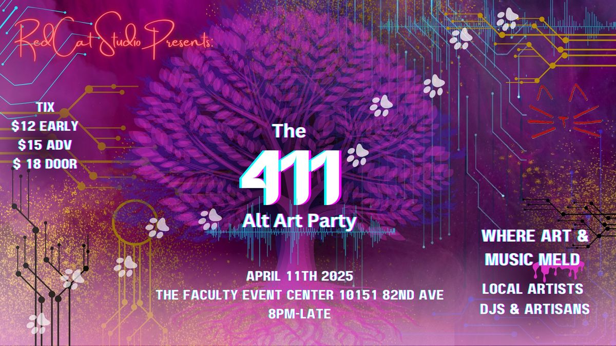 Red Cat Studio Presents: The 411, Alt Art Party.