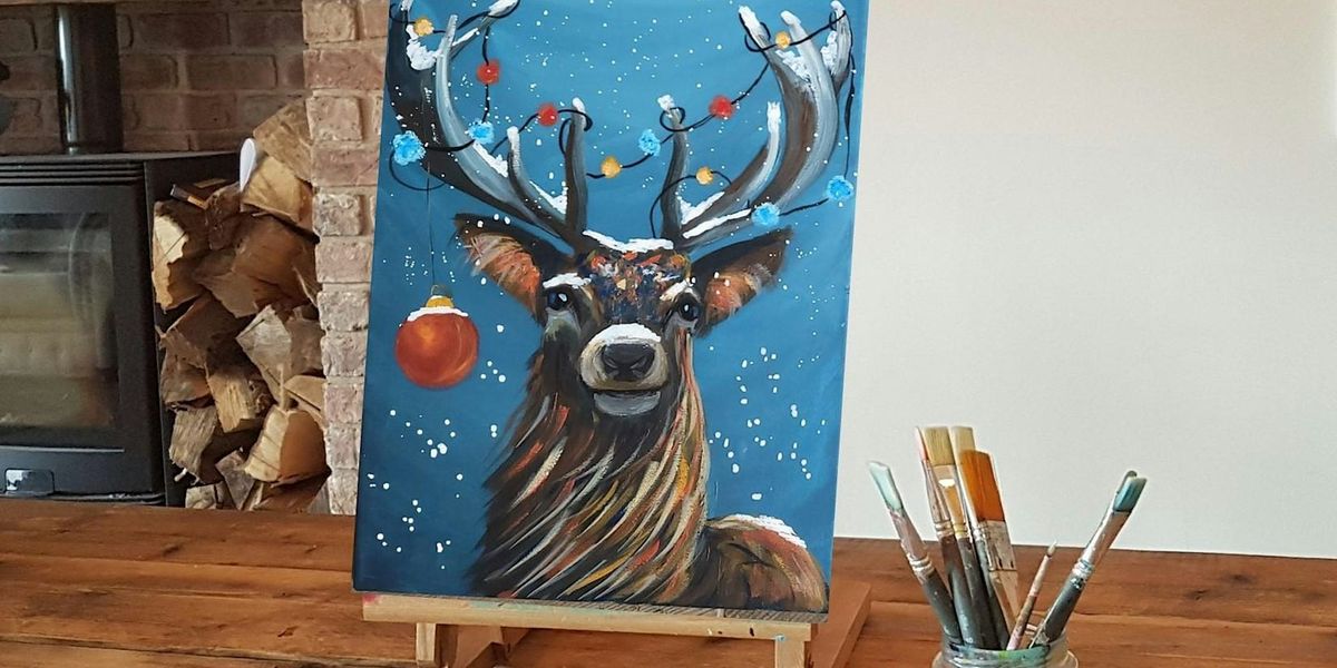 'Christmas Stag' Painting  & Prosecco  @ The Twisted Knot, Doncaster