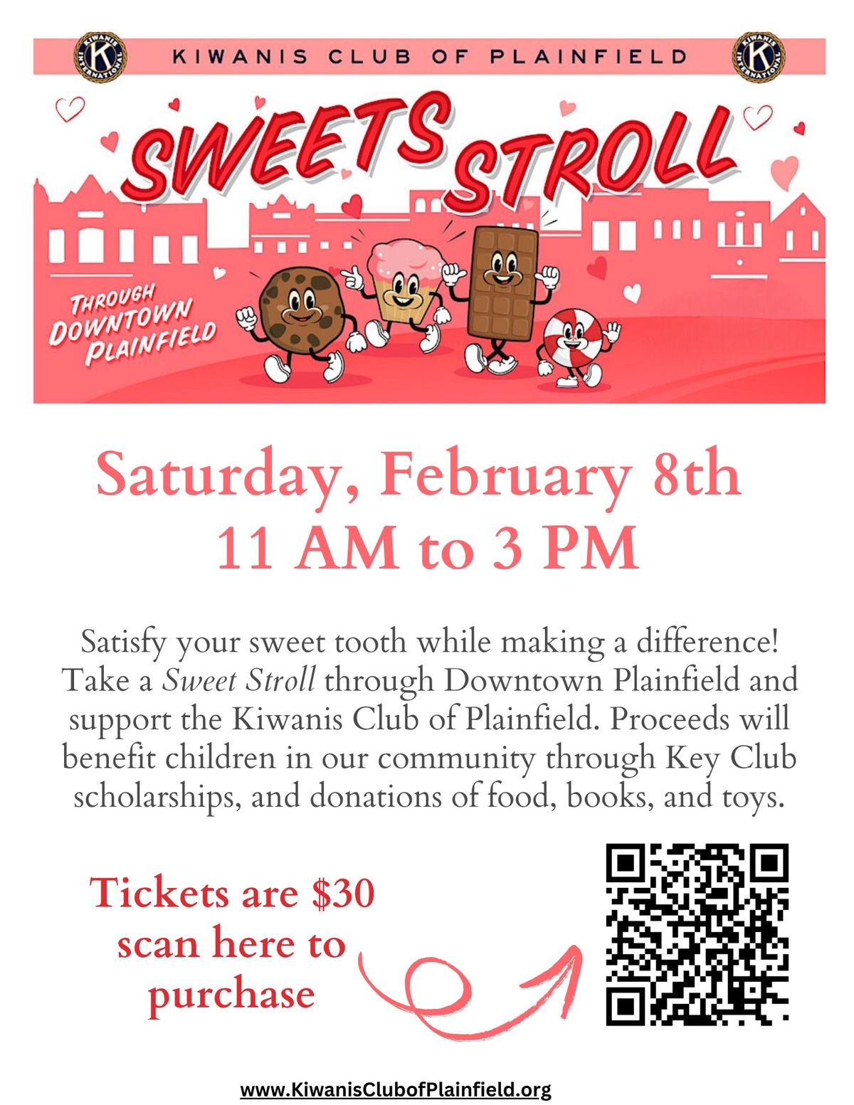 2025 Kiwanis of Plainfield Sweets Stroll