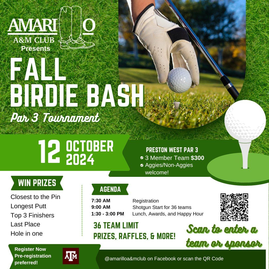 Fall Birdie Bash Par 3 Tournament