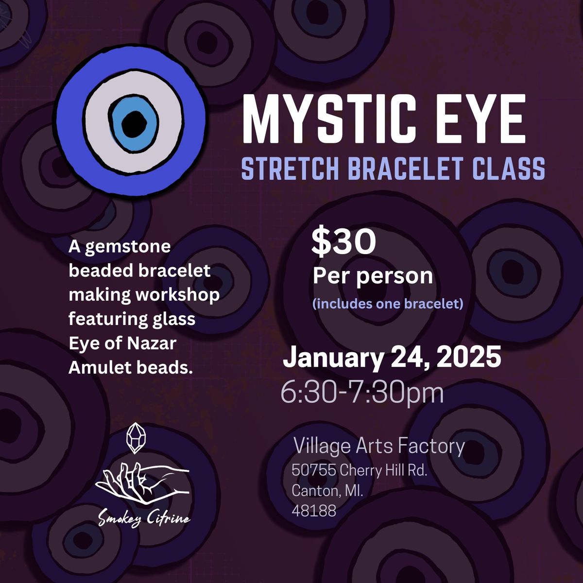 Mystic Eye Bracelet Class