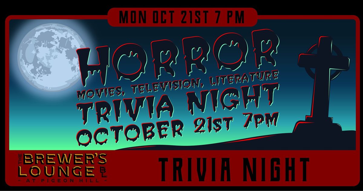 Trivia Night: Horror