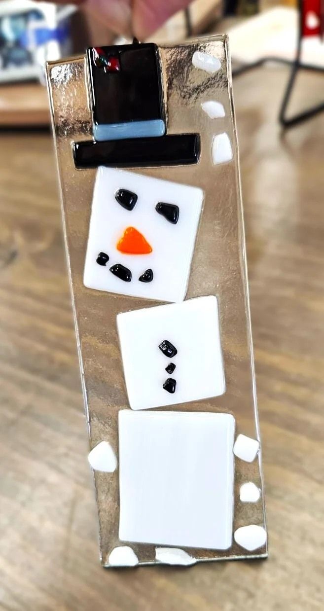 Glass Snowman Ornament Class