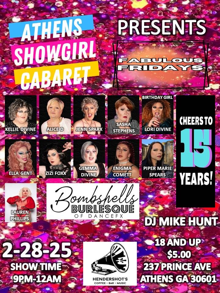 Athens Showgirl Cabaret @ Hendershot's Fabulous Friday's 15th Anniversary 