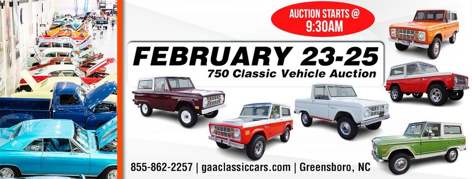 GAA Classic Cars Feb. 23-25 Auction