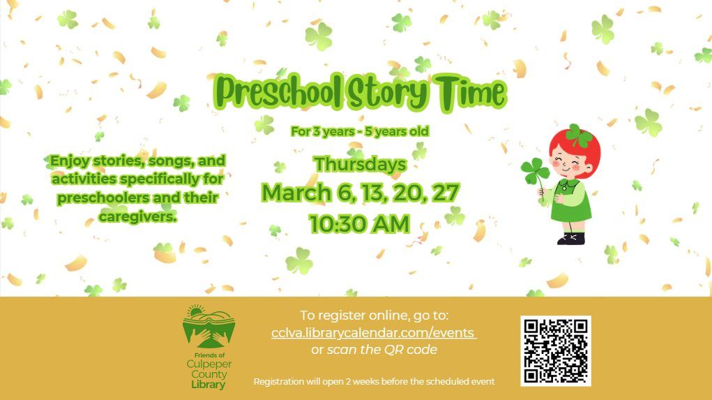 Preschool Story Time