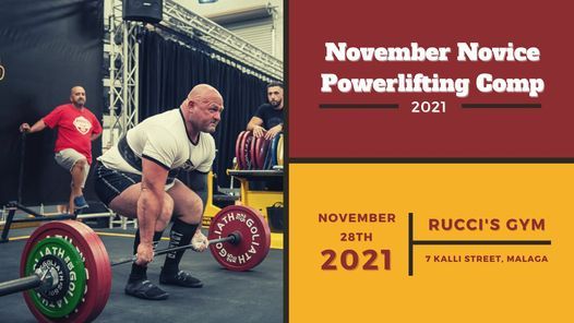 2021 November Novice Powerlifting Competition