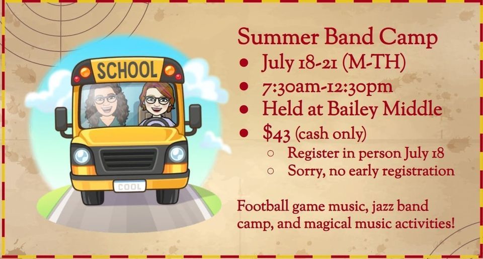 Summer Band Camp 2022