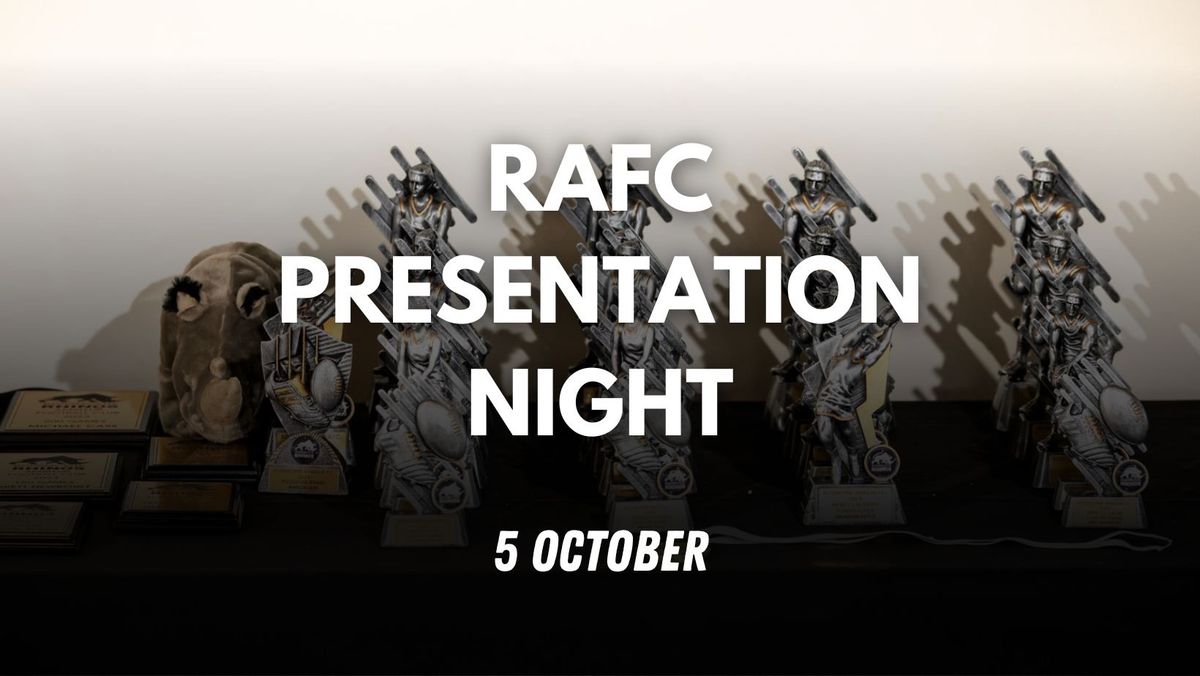 RAFC Presentation Night 2024