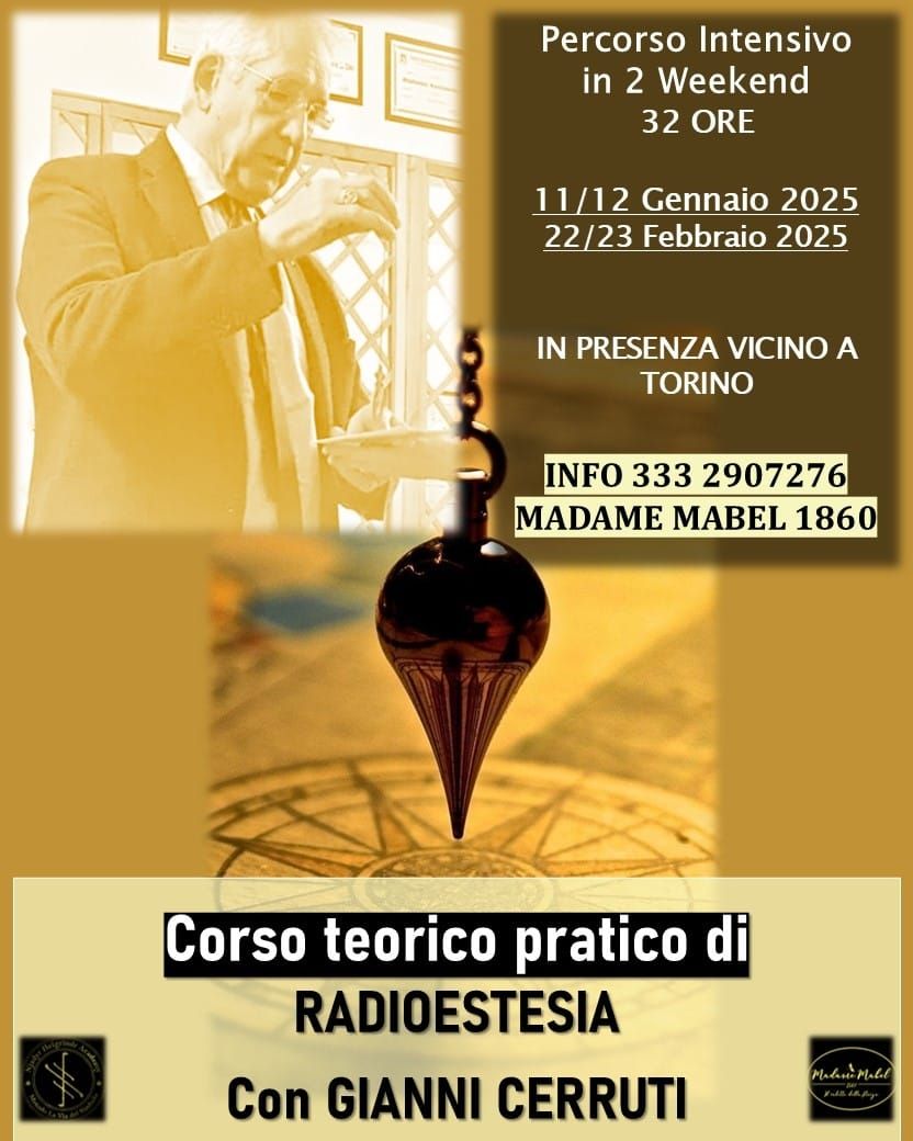 Corso teorico pratico di Radioestesia