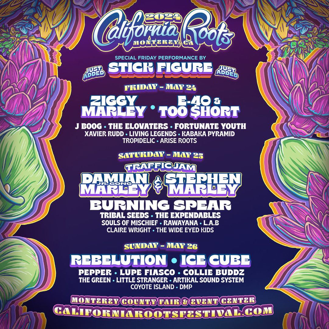 California Roots Music and Arts Festival - 3 Day Pass at Monterey Fairgrounds