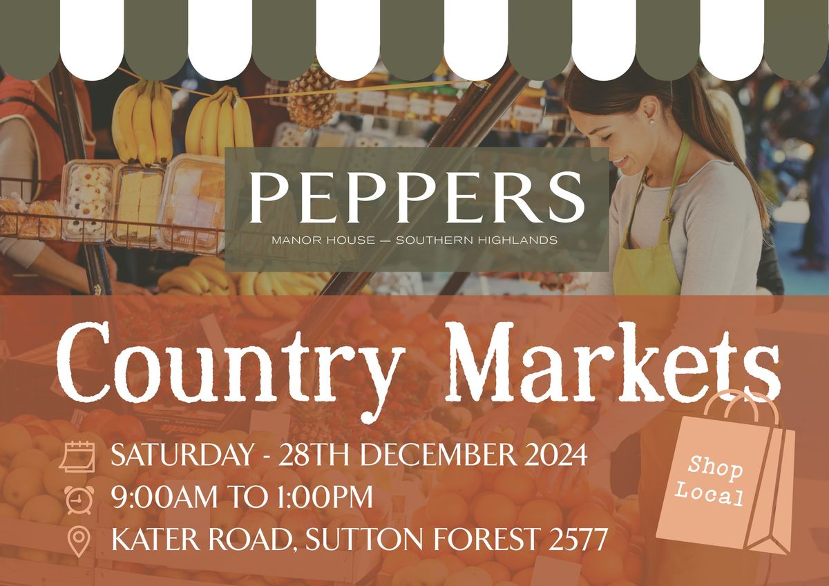 Country Markets @ Peppers Manor House 