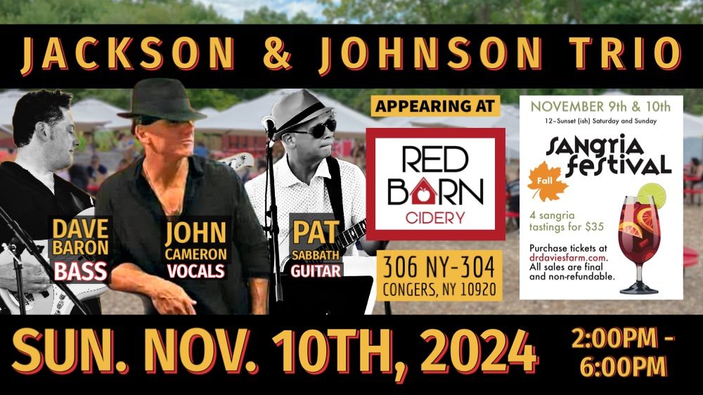 Sangria Festival Featuring Jackson & Johnson Trio at Red Barn Cidery