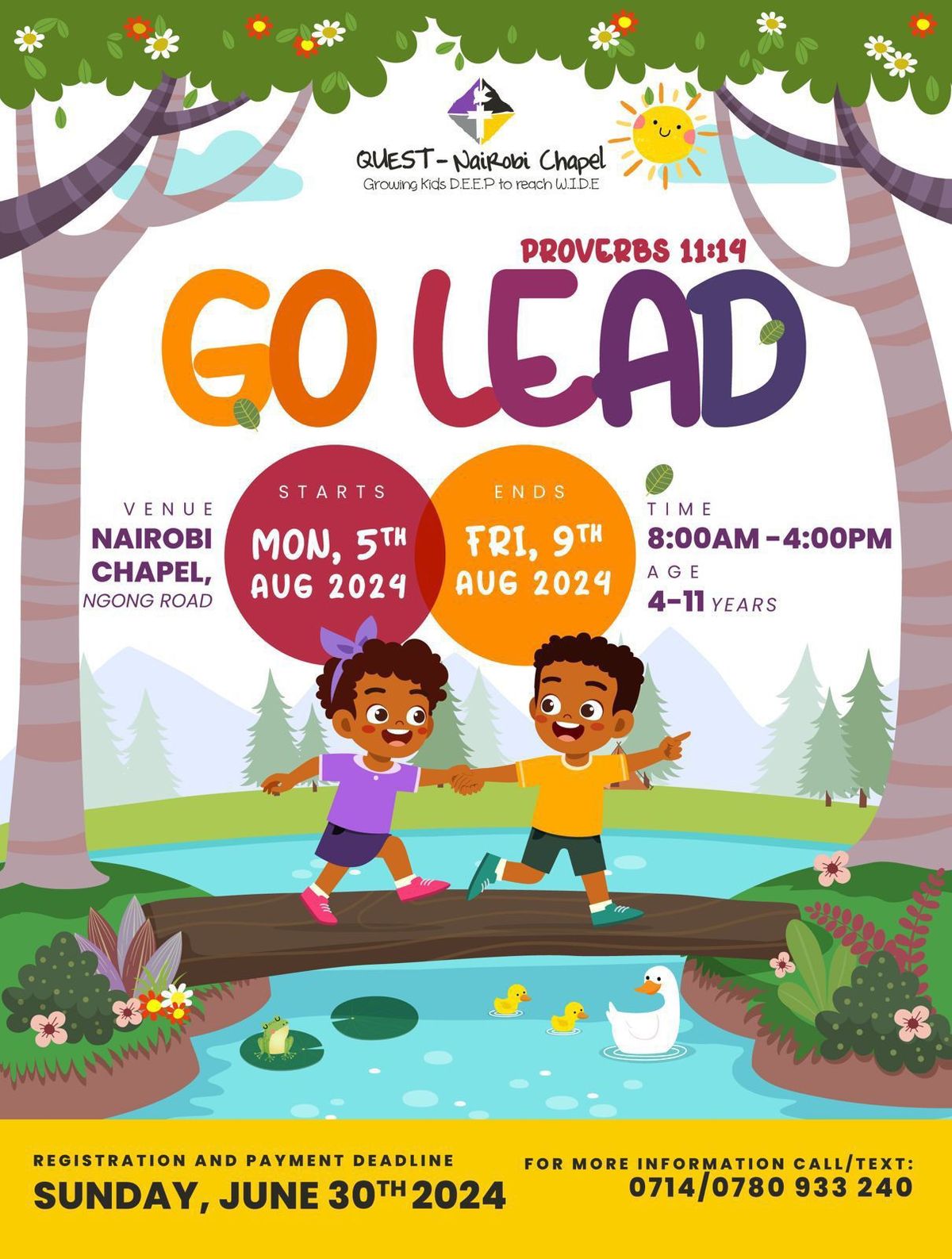 GO LEAD Bible Day Camp