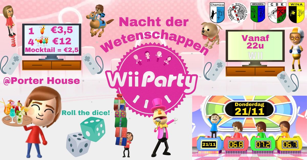 Nacht der Wetenschappen: Wii Party Edition