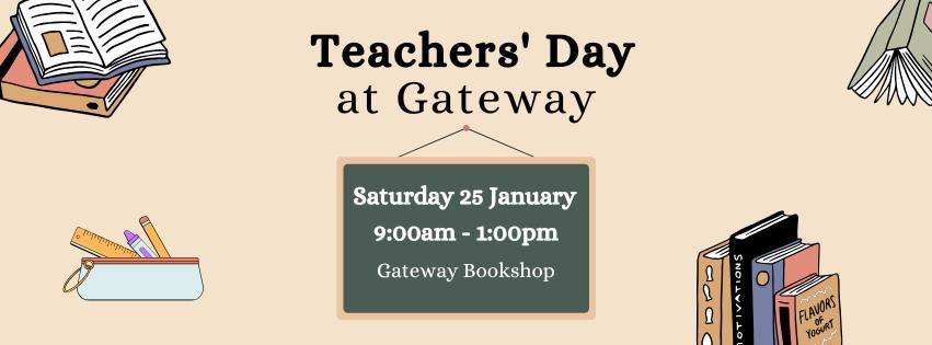 Teachers' Day at Gateway Bookshop \u270f\ufe0f\ud83c\udf4e