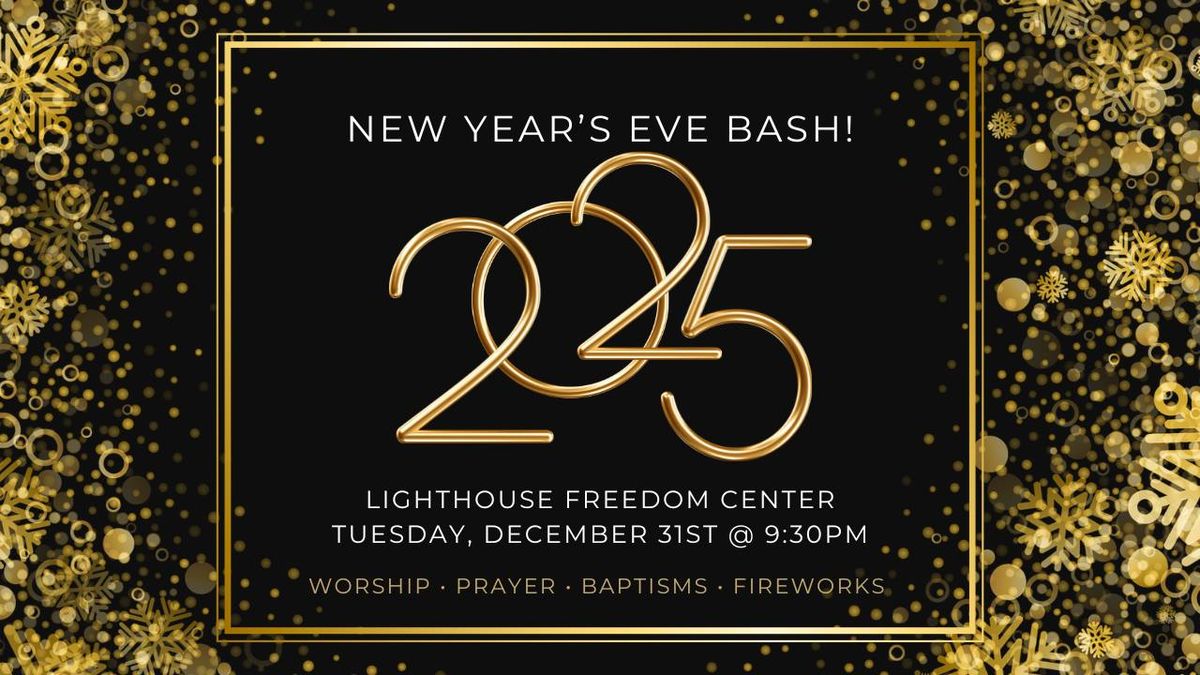 New Year's Eve Holy Ghost BASH!