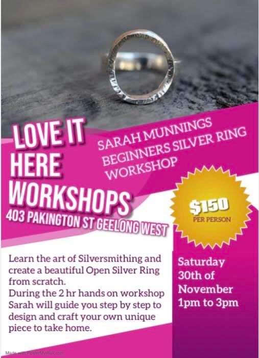 Beginners Silver Ring Workshop