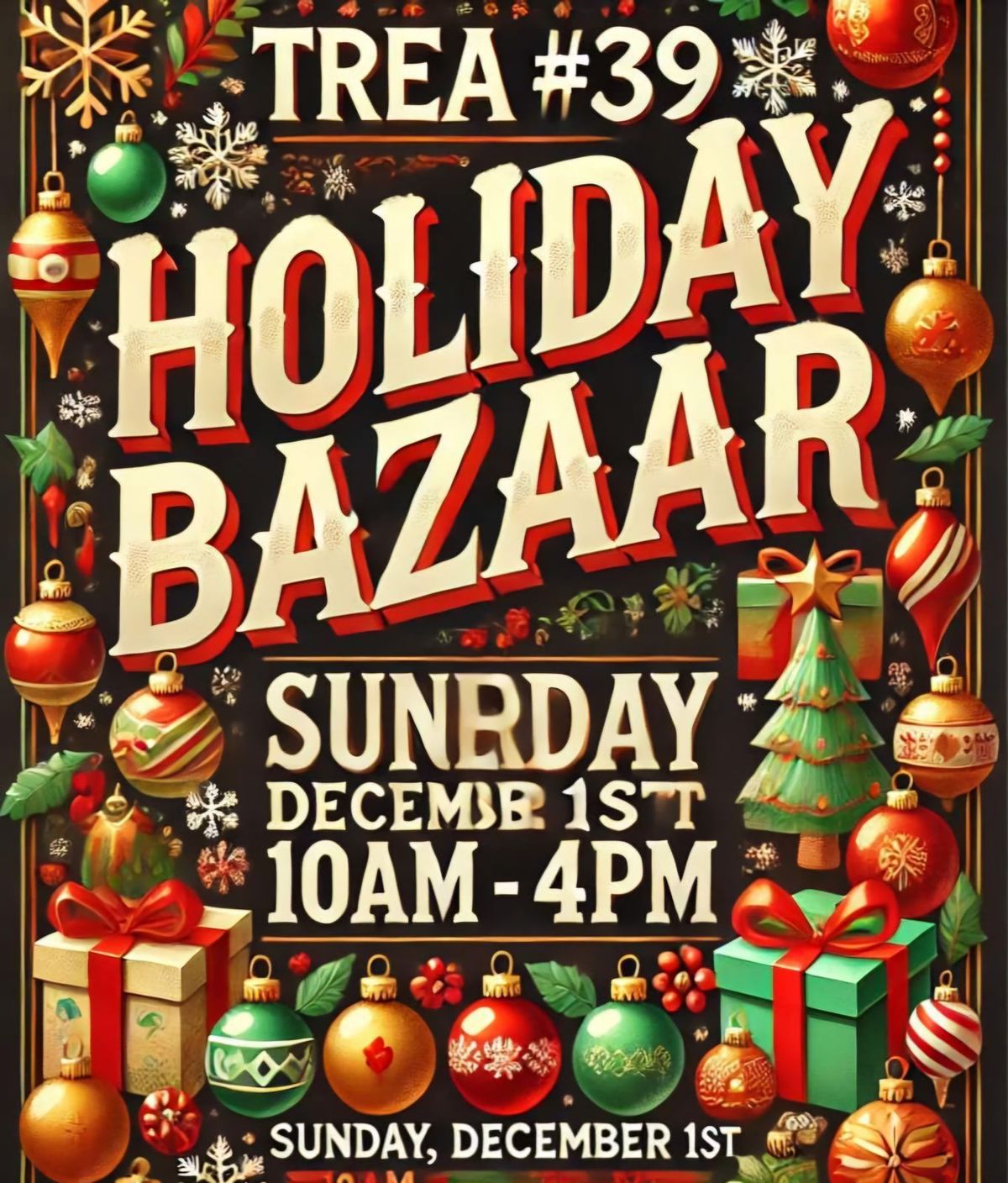 \ud83c\udf84TREA #39 HOLIDAY BAZAAR\ud83c\udf84