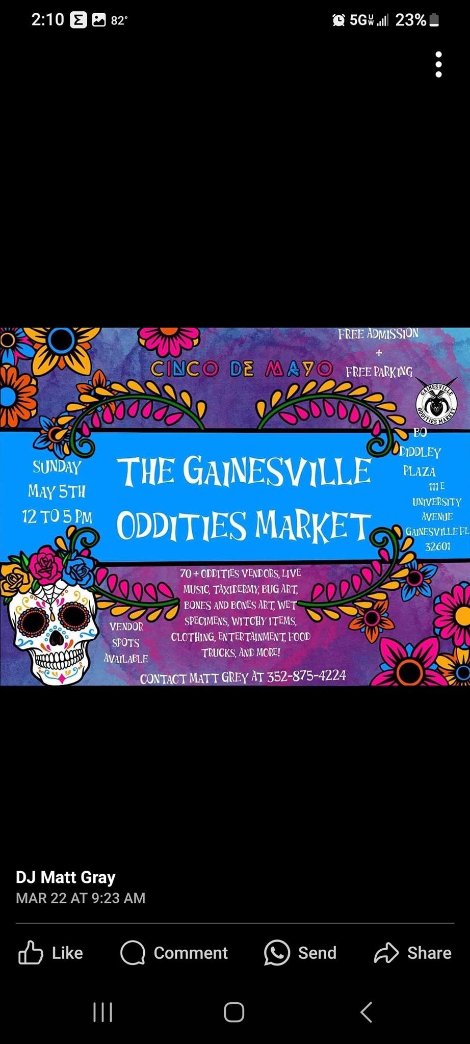 Gainesville Oddities Market May w\/ Spectral Runes 