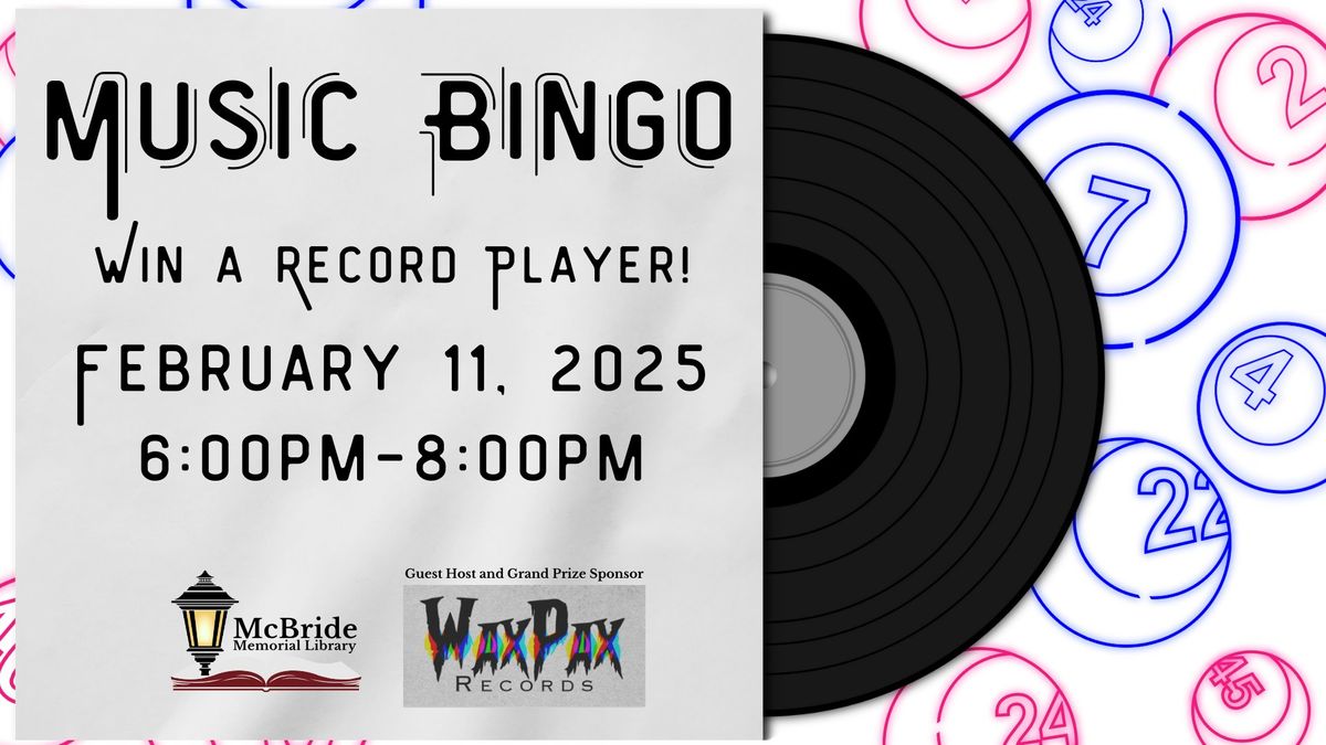 Music Bingo at McBride