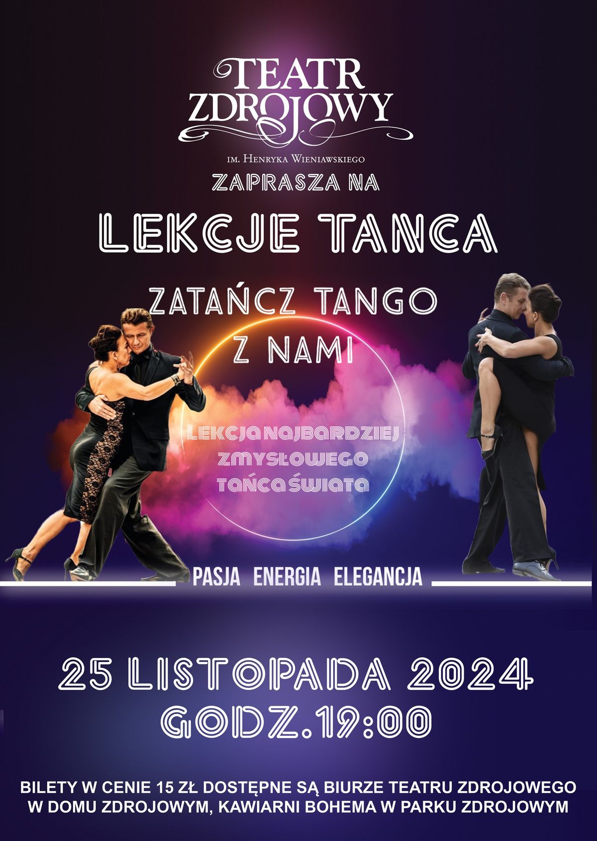 Lekcja tanga - najbardziej zmys\u0142owego ta\u0144ca \u015bwiata. Pasja. Energia. Elegancja.