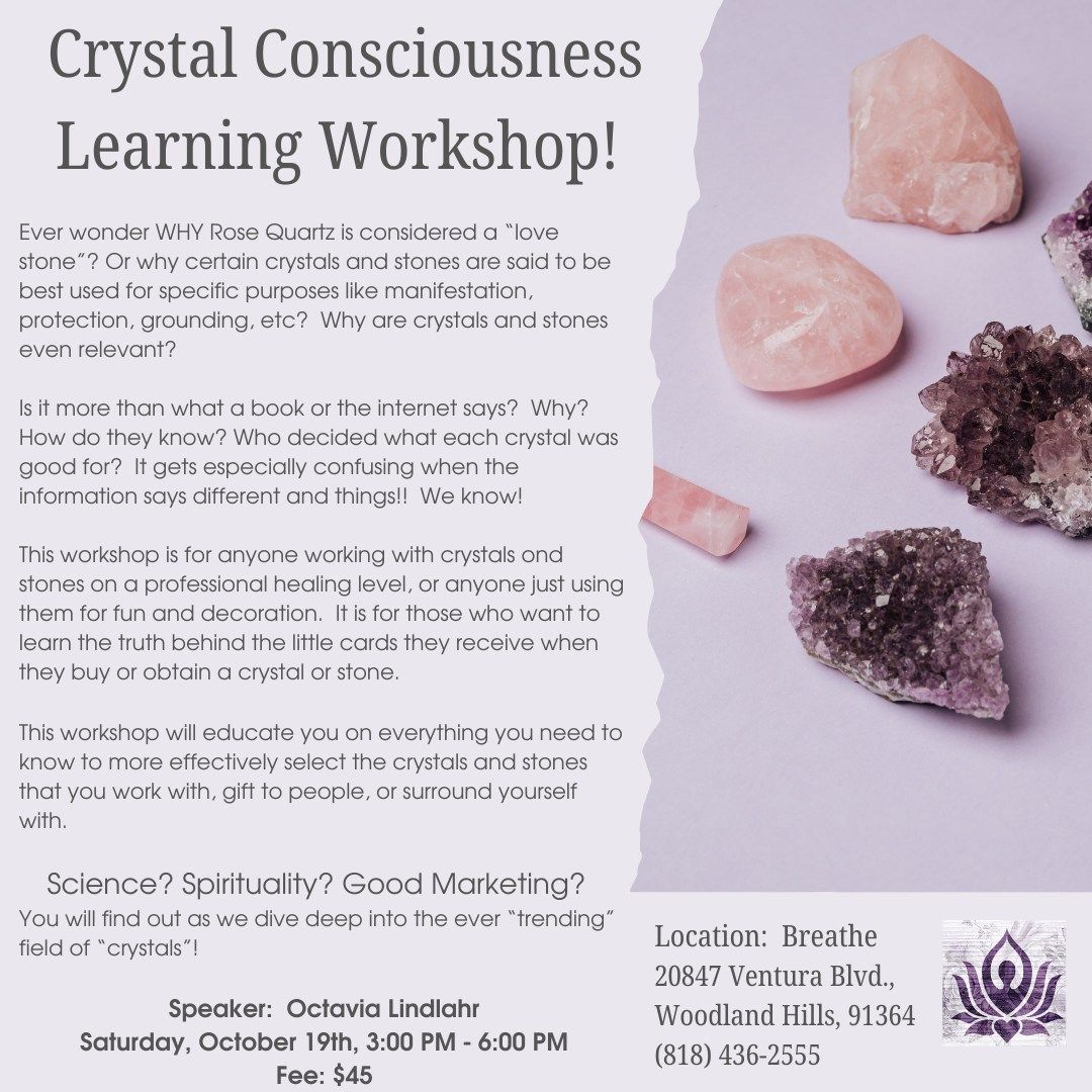 Crystal Consciousness Learning Workshop