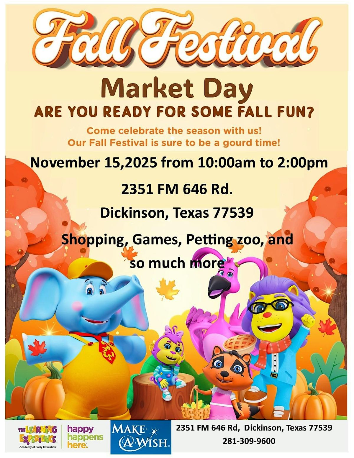 Fall Festival Market Day