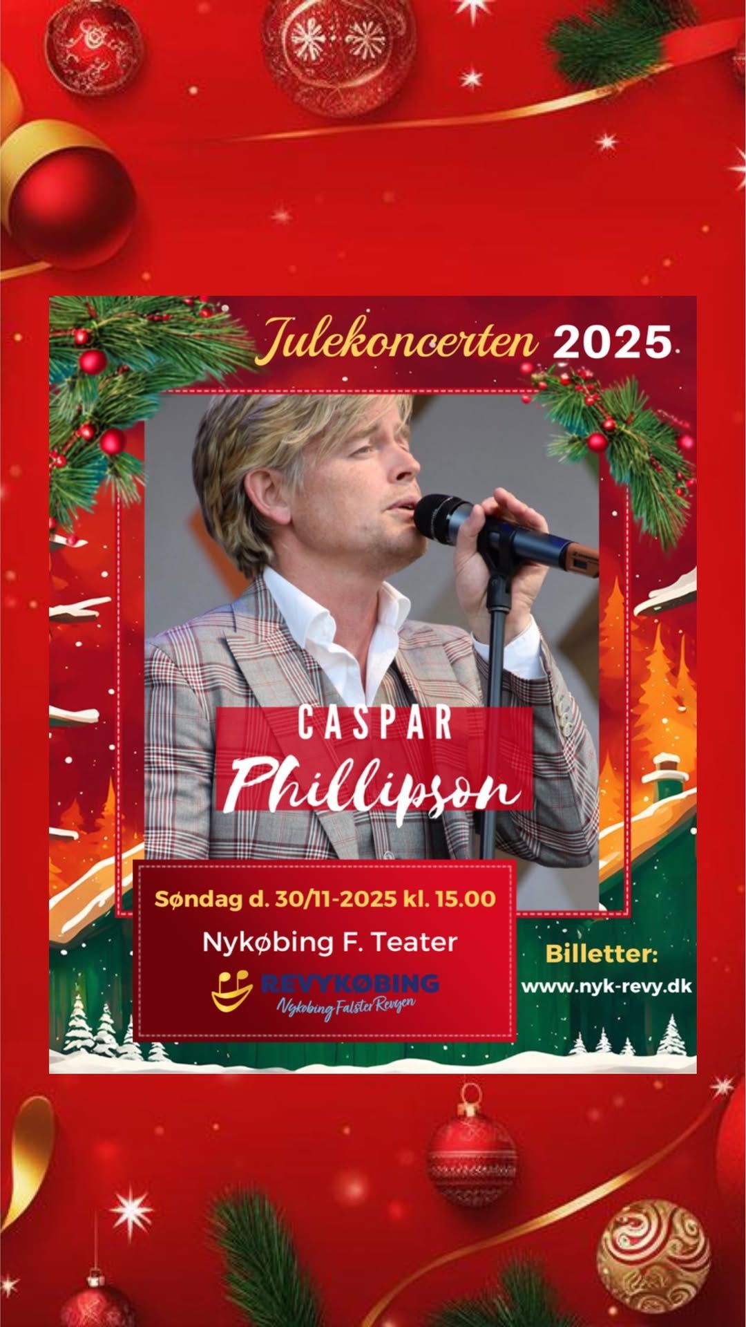 Julekoncert 2025 med Casper Phillipson