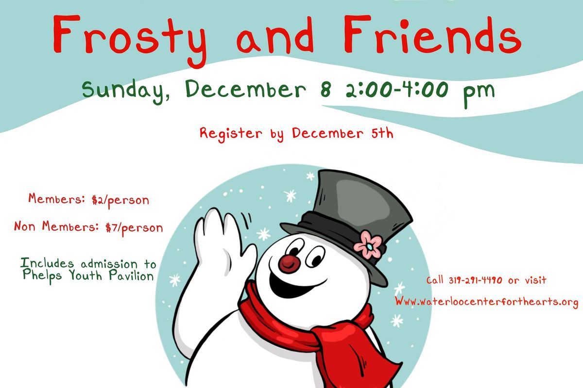 Frosty & Friends in the Phelps Youth Pavilion