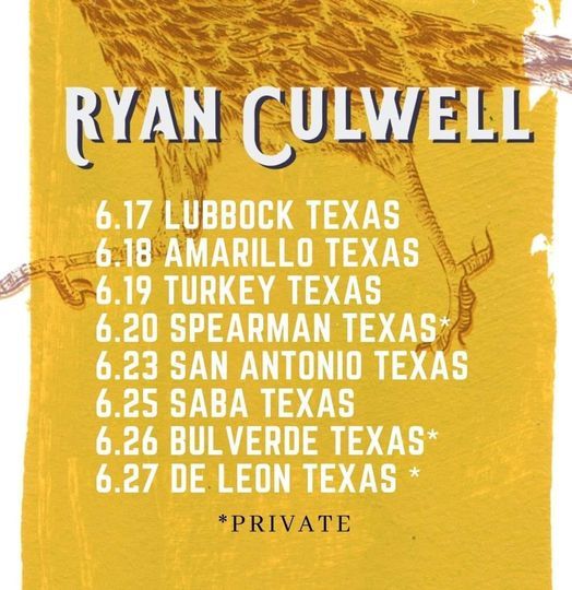 ryan culwell tour