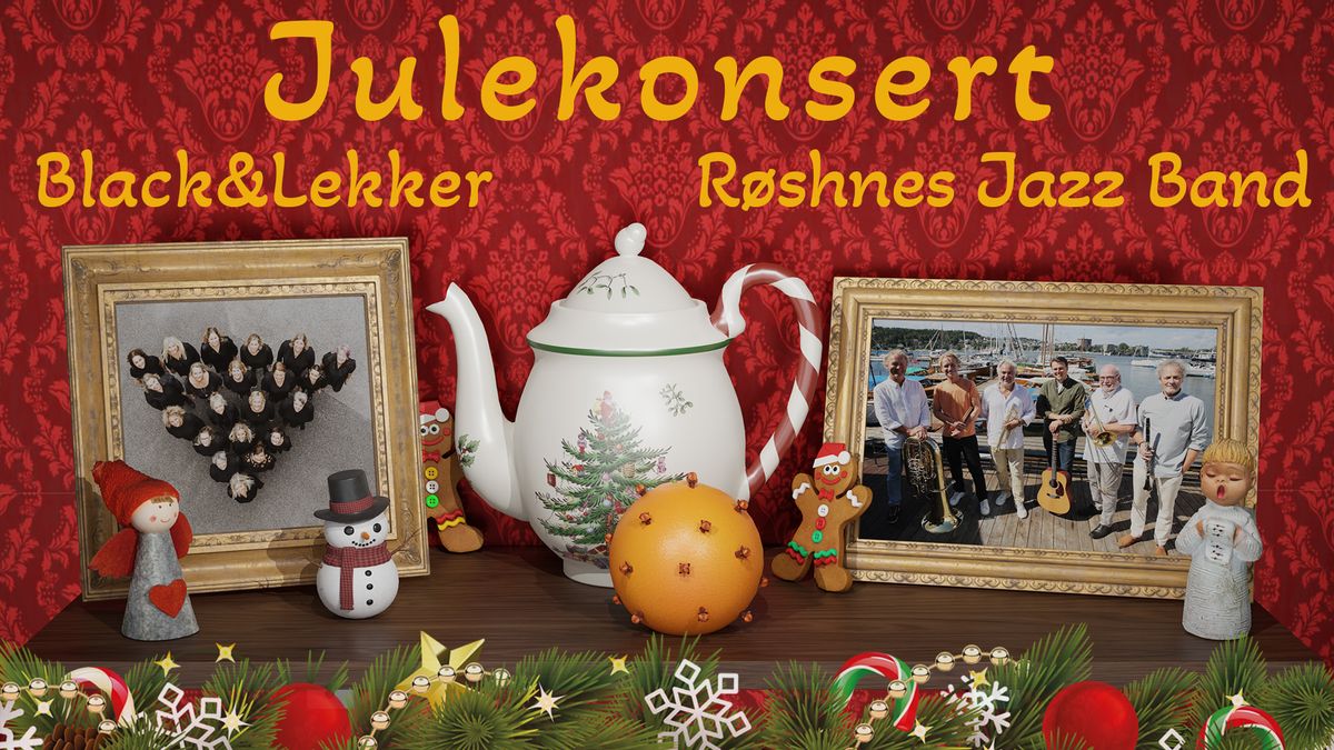 Jul med Black&Lekker og R\u00f8shnes Jazz Band