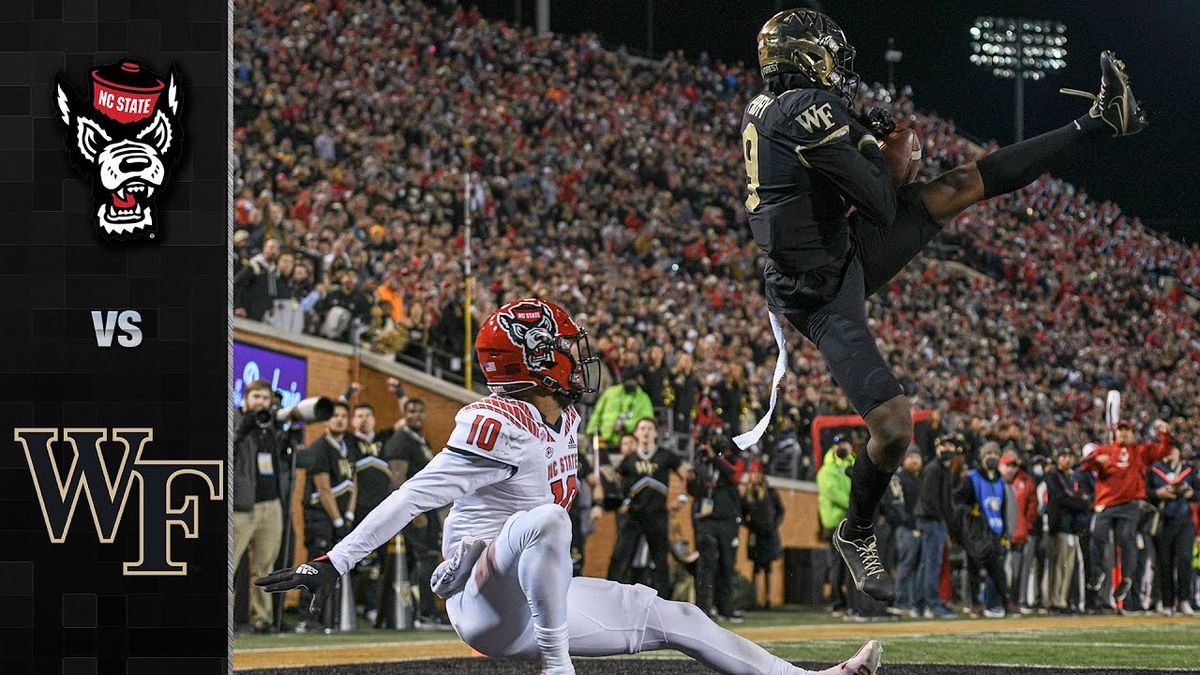 Wake Forest Demon Deacons at NC State Wolfpack Football