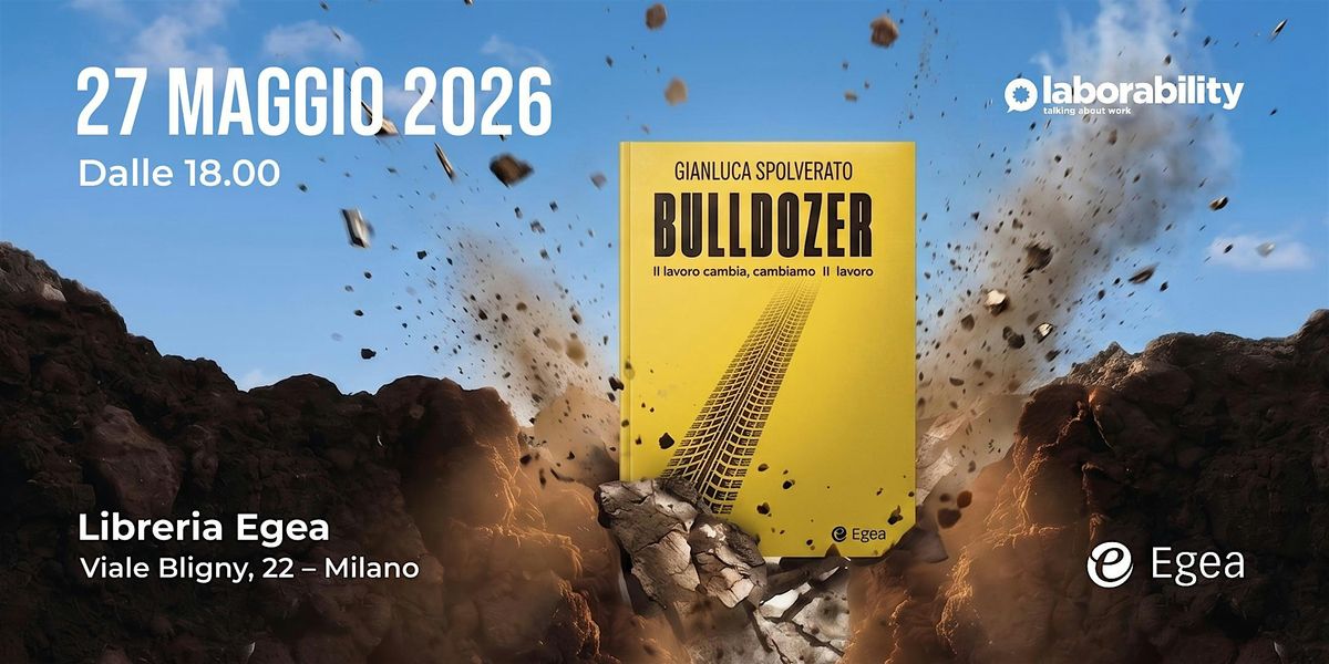 Bulldozer: presentazione del libro di Gianluca Spolverato