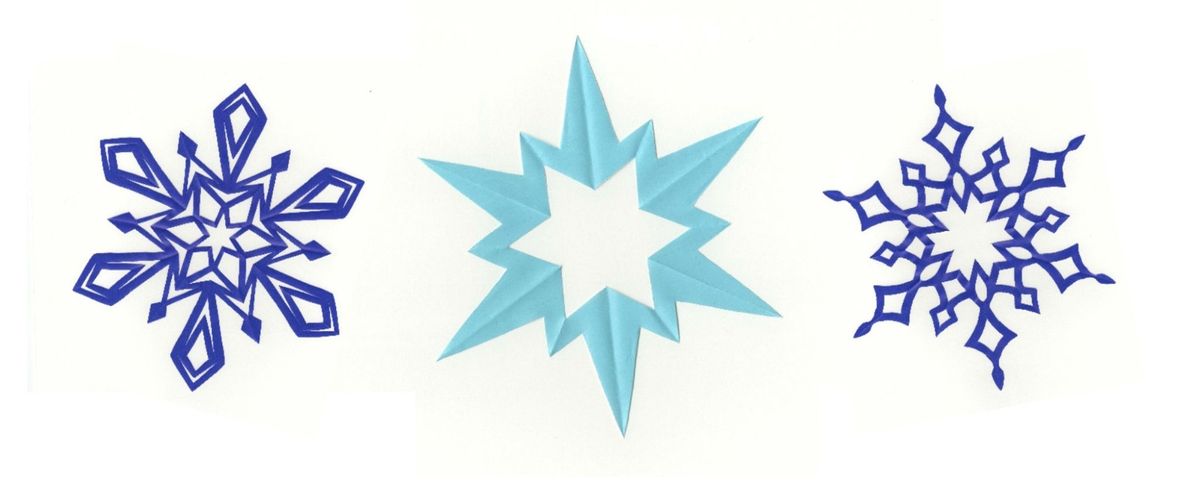 Paper Snowflakes:  Christmas Star