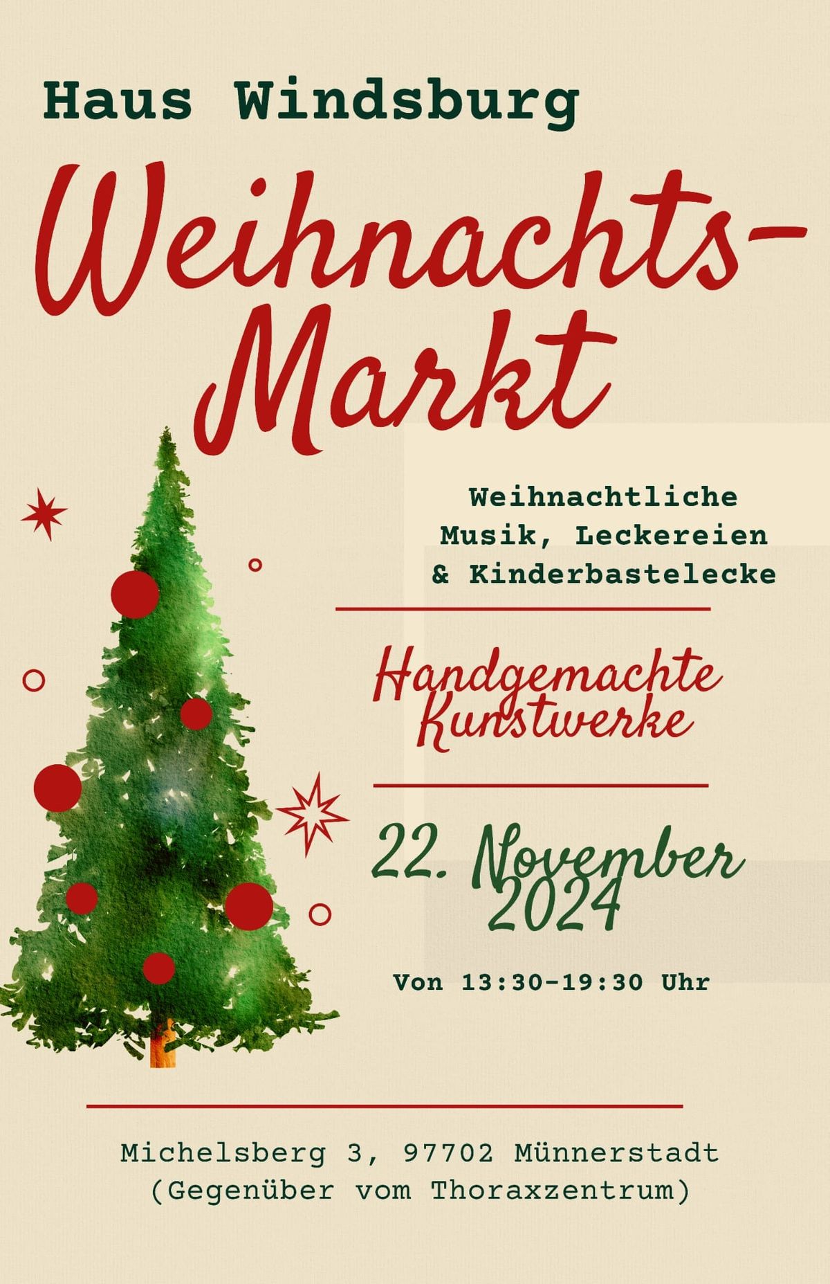 Weihnachtsmarkt am Haus Windsburg 